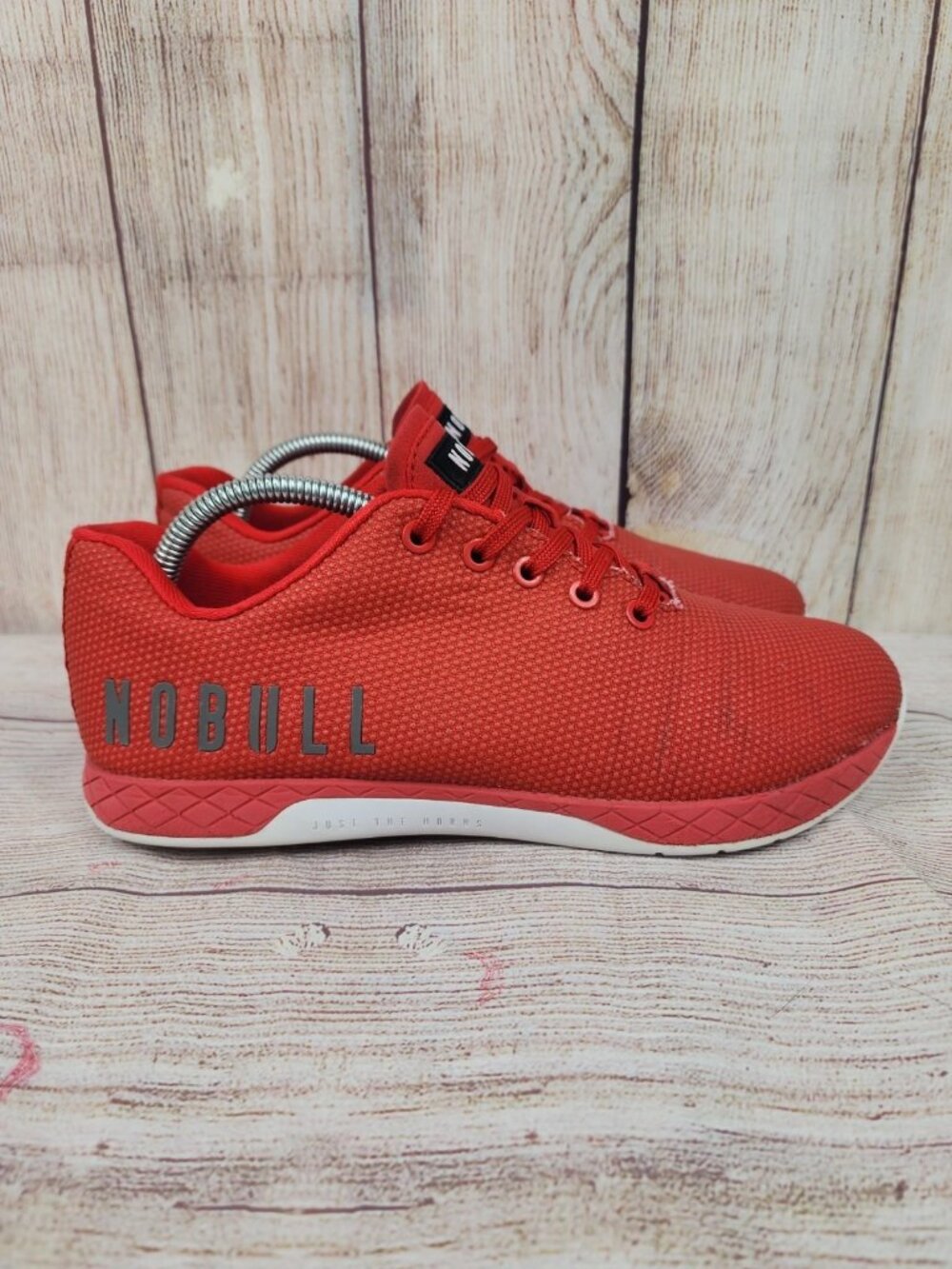 NOBULL SuperFabric Trainer Mens Size 9 Red Cross Training Running Gym Workout